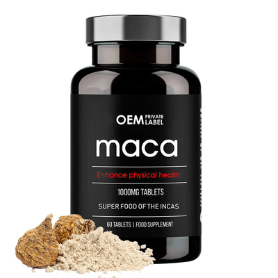 Las tabletas masculinas de Maca del aumento del cansancio anti proporcionan el suplemento de la atención sanitaria de la energía