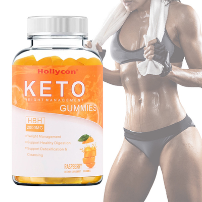 La gestión HALAL Keto del peso de la ayuda de la digestión de Gummies de la vitamina del Keto adelgaza gomoso