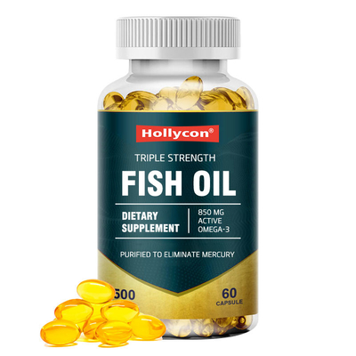 Envejecimiento del retraso de Vision de la ayuda del suplemento dietético de Softgels del aceite de pescado del ODM