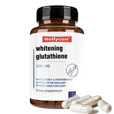 Las cápsulas de encargo del L-glutatión del logotipo pelan blanquear píldoras que los suplementos pelan cuidado