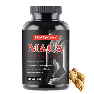 AHORA complementa el magnesio de Maca 500 para la salud reproductiva de los hombres y de las mujeres 90 cápsulas