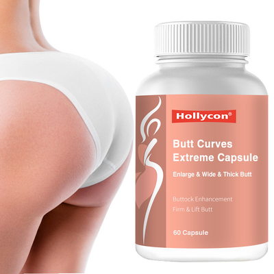 Un elevador de nalgas más grande curvado rápido más grande de Glutes del ingrediente del extremo de la ampliación de la cadera herbaria de las cápsulas para las mujeres