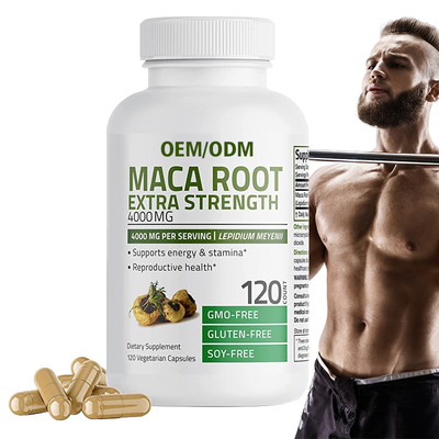 Boost Energy Maca Root Suplemento Fuerza extra 4000 mg por porción 120 cápsulas