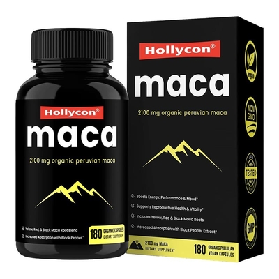 HACCP complementa las cápsulas orgánicas de la raíz de Maca de la energía del alza del OEM para las mujeres de los hombres