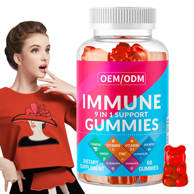 Antienvejecimiento Inmune Gummy Vitamina Vitamina y minerales esenciales Apoyo inmunológico