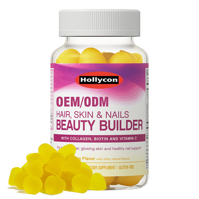 La atención sanitaria complementa el suplemento soluble Gummies de la biotina del aceite V de la vitamina E de las ayudas del OEM