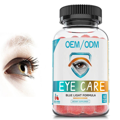 Vitaminas del cuidado del ojo de GMPC para los niños de los adultos gomosos para los suplementos de la salud del ojo