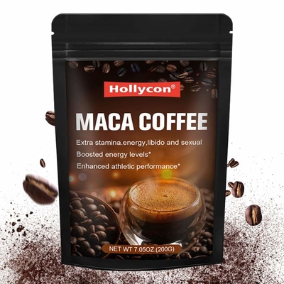 El GMP certificó el polvo del café de Brown del suplemento de la raíz de 200g Maca