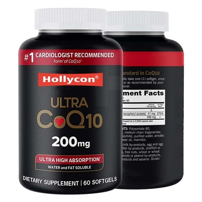 La coenzima modificada para requisitos particulares Q10 del OEM de los suplementos complementa Softgels