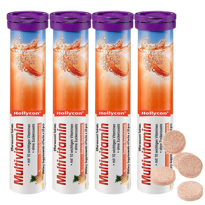 Suplementos dietéticos multivitamínicos vitamina C OEM 1000Mg tabletas efervescentes 4 paquetes 20 piezas