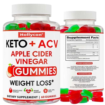El vinagre de sidra de manzana de keto para adelgazar