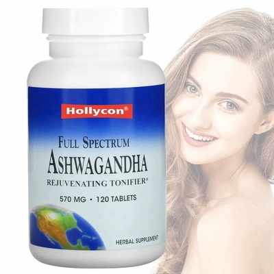 OEM Ashwagandha Raíz Blanqueador de la piel cápsulas 120 tabletas fácil de tragar Calcio