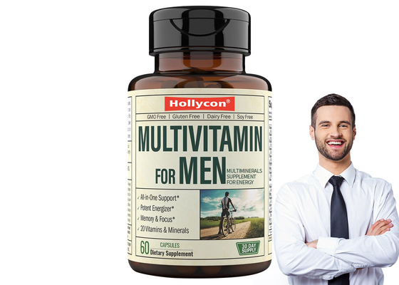 Etiqueta privada 30 días suplemento multivitamínico multivitamínico para hombres cápsulas