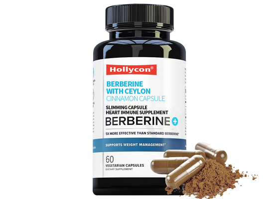 OEM Suplemento dietético para el corazón e inmunidad cápsula de hierbas berberina con canela de Ceilán