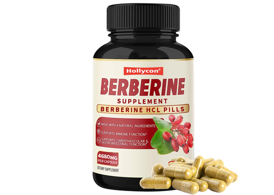 Las cápsulas de berberina OEM aumentan el sistema inmunológico y la función cardiovascular gastrointestinal