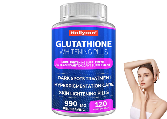 Glutatión para blanquear la piel 120pcs Suplemento anti-envejecimiento antioxidante