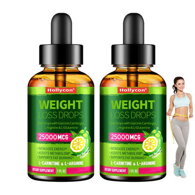 Personalizar las gotas de dieta con Garcinia Cambogia, L-Arginina L-Glutamina gotas para bajar de peso
