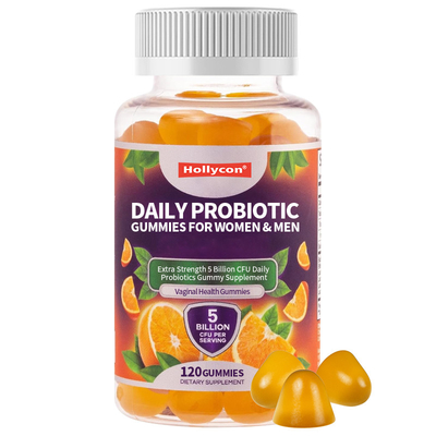 OEM Probióticos Diarios Gummies Para Mujeres y Hombres Extra Fuerza 5 Mil millones CFU Suplemento Diario de Probióticos Gummy