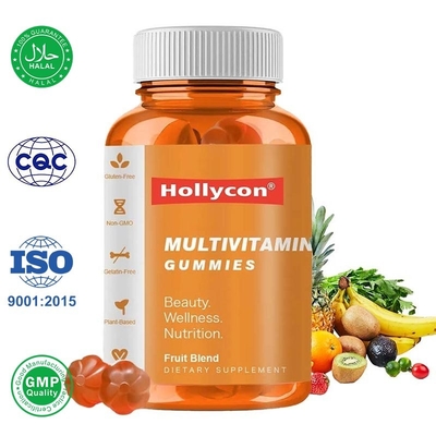 90Pcs Suplementos dietéticos OEM Multivitaminas Hierbas gomosas Ingredientes 2 años de vida útil