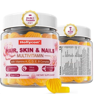 Apoyo OEM y ODM Gummy Ingredientes naturales para mujeres Multivitaminas Gummies sin azúcar