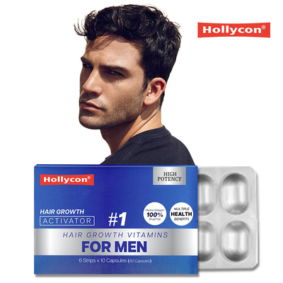 Productor Minoxidil Suplementos para el crecimiento del cabello para hombres Vitaminas para el crecimiento del cabello