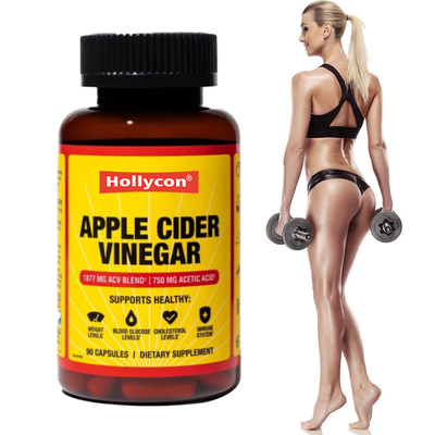 Cápsulas naturales para adelgazar Cápsulas de vinagre de sidra de manzana para apoyar el control de peso
