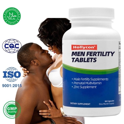 Hombres cápsulas de fertilidad masculino Prenatal multivitamínico con zinc apoya el recuento de espermatozoides