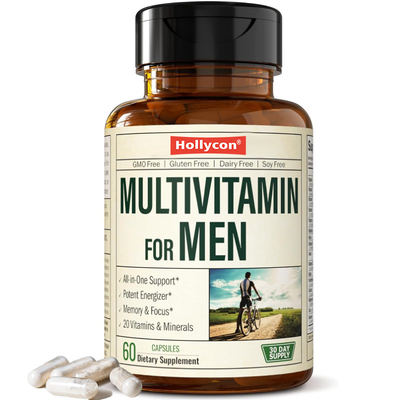 Multivitaminas para hombres Suministrador Multiminerales Suplemento vitamínico Zinc Mejorar el enfoque energético
