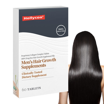 OEM complejo de colágeno suplementos de crecimiento del cabello disminuye el cabello se vuelve menos