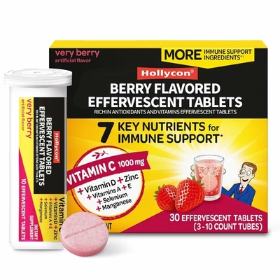 Las pastillas efervescentes, ricas en antioxidantes y vitaminas, favorecen la salud general del sistema inmunológico