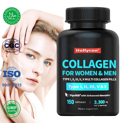 Las cápsulas duras de colágeno multihidrolizado personalizado para la belleza