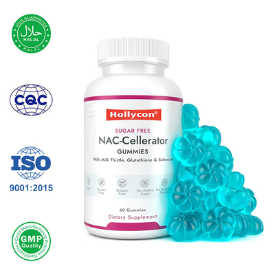 NAC gomas con glutatión para el hígado inmune y la salud del cerebro