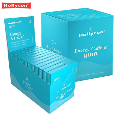 Chicle energético libre de azúcar Aumenta la energía y el enfoque de forma natural