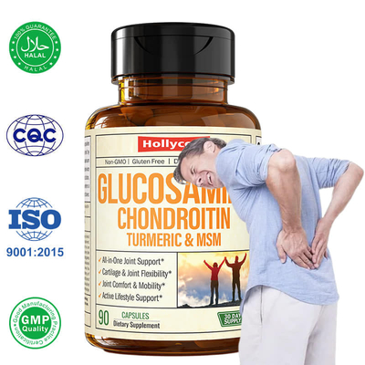 Píldoras de cúrcuma fábrica Glucosamina cápsulas de condroitina Suplemento de apoyo articular