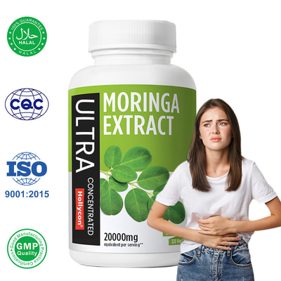 Las cápsulas de moringa pura de fábrica apoyan la inmunidad digestiva Las cápsulas de polvo de moringa