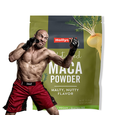 Extracto orgánico de raíz de maca en polvo, suplemento de mejora masculina.