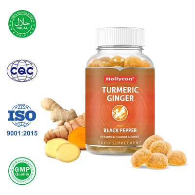Fabrica de curcumina gomas de cúrcuma para la salud de la piel y el apoyo muscular