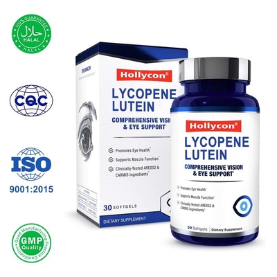 Luteína Softgels apoya la resistencia y la claridad de los ojos