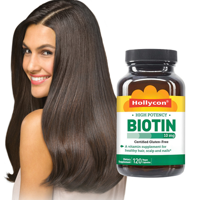Cápsulas de biotina personalizadas Promueve la salud de la piel del cabello y las uñas