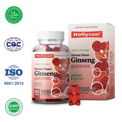 Las gomas de Panax Ginseng apoyan la salud del cerebro y la función del sistema inmunológico