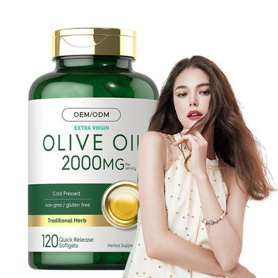 Suplemento de aceite de oliva para la salud general Extracto de aceite de oliva virgen Softgels
