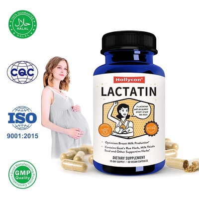 Las cápsulas de lactatina de fábrica Suppros Prductin de leche aumenta la lactatina de forma natural