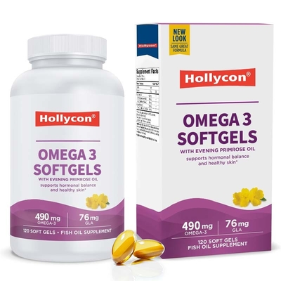 Omega3 cápsulas blandas para una piel sana equilibrio hormonal bienestar óptimo