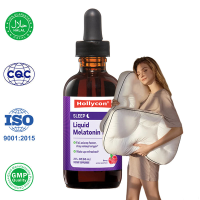 Venta al por mayor Liquido para dormir Melatonina Para dormir más rápido Despertar fresco