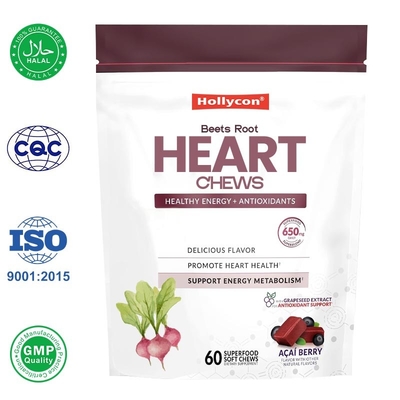 Suministrador Ritas masticables Suplemento energético saludable Promueven la salud del corazón