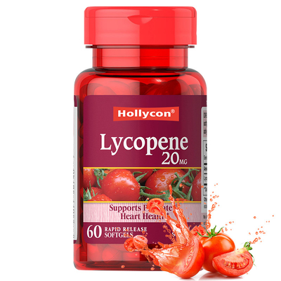 Licopeno Softgels para promover la salud de la próstata 20mg Suplemento de licopeno