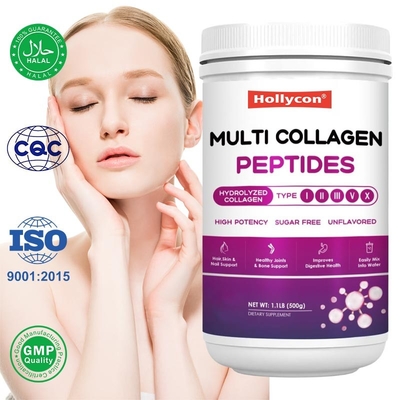 Peso de granel de péptidos de colágeno múltiple apoya la piel, el cabello, las uñas y las articulaciones