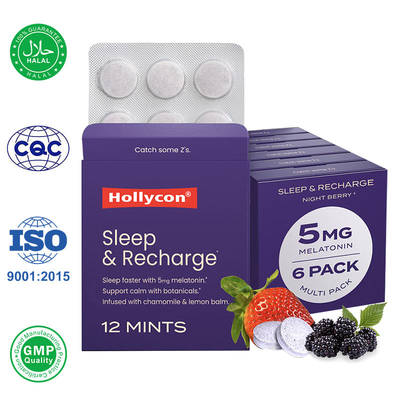Suministrador Minas para dormir Melatonina 5mg Suplemento para dormir tranquilo ayuda a dormir mejor