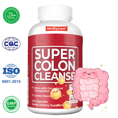 Cápsulas personalizadas de desintoxicación del colon para limpiar el intestino para reducir la hinchazón Cápsulas para adelgazar