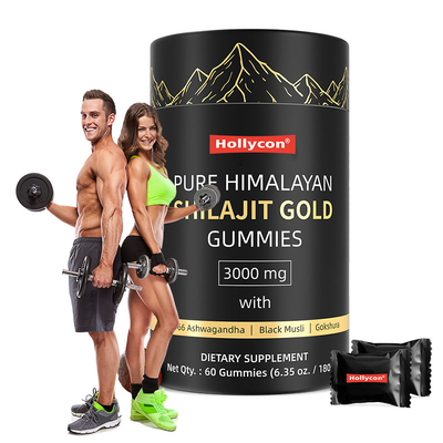 Puros chicles de Shilajit del Himalaya 400mg Chicles de Shilajit del Himalaya para aumentar la energía